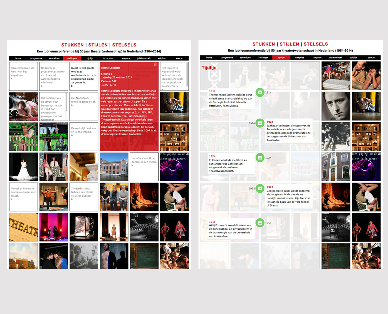 UvA Theaterwetenschappen > Website 50 jaar Theaterwetenschappen