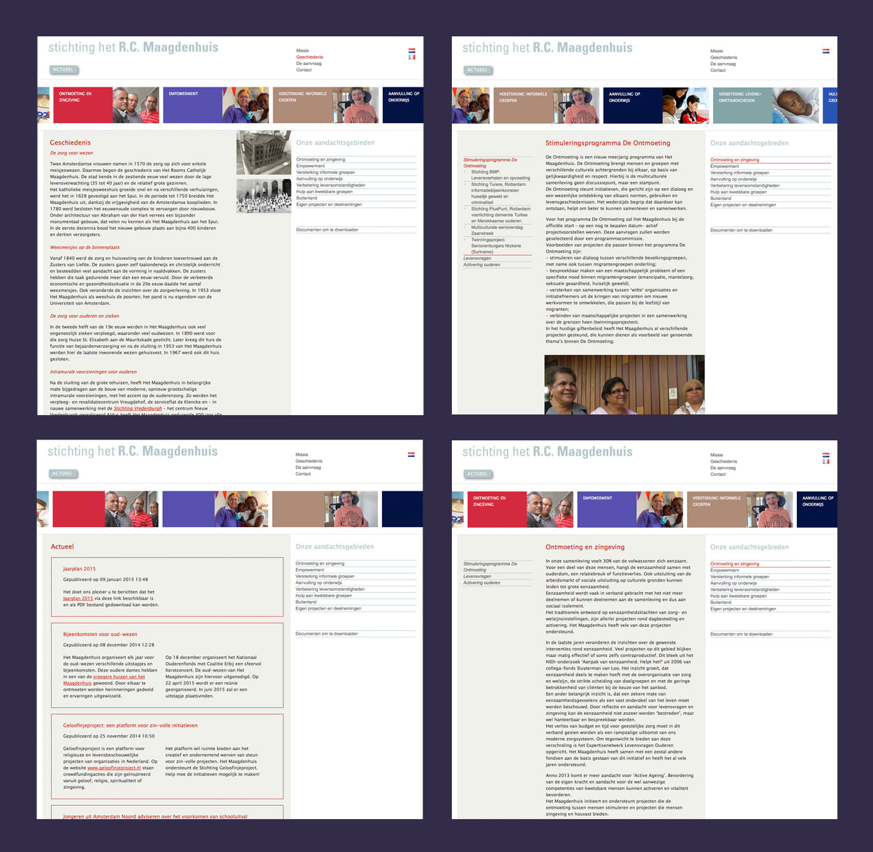 Maagdenhuis > Website Stichting het R.C. Maagdenhuis