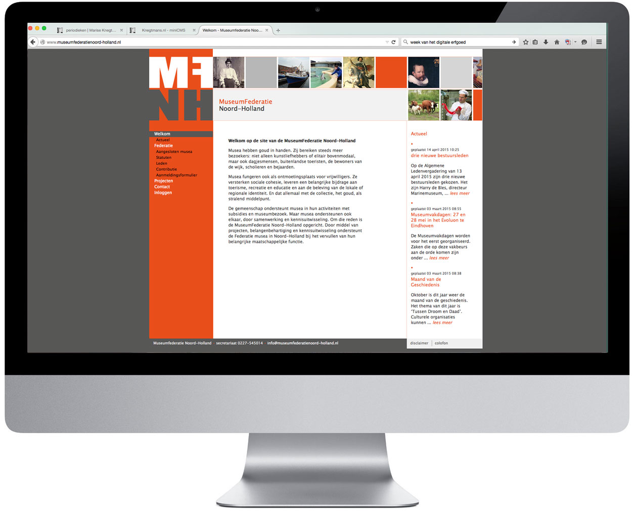 MuseumFederatie Noord-Holland > Website