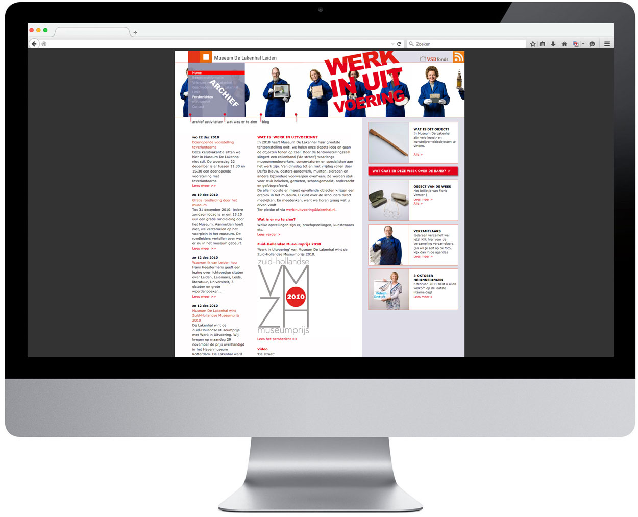 Museum De Lakenhal > Werk in uitvoering