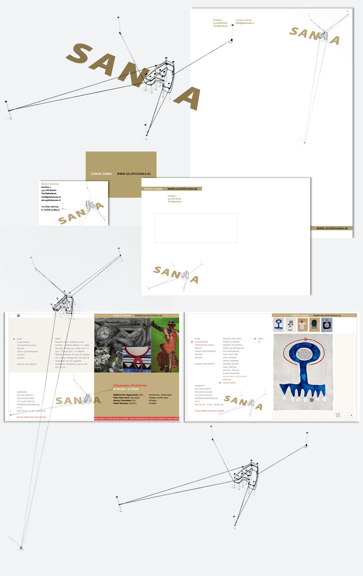 Galerie Sanaa > Hedendaagse kunst uit Afrika en Nederland 