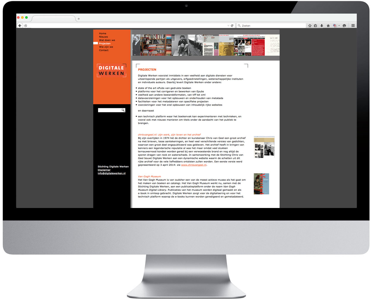 Digitale Werken > Website en huisstijl