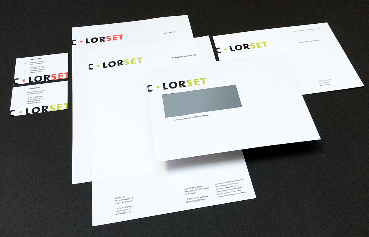 Kleine huisstijlen > Colorset