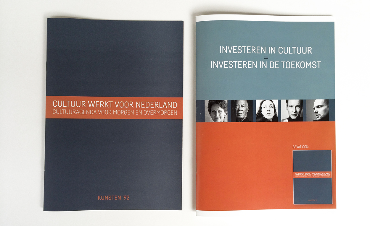 Kunsten '92 > Investeren in cultuur = investeren in de toekomst